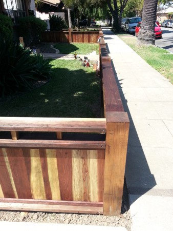 redwood craftsman style treated light stain