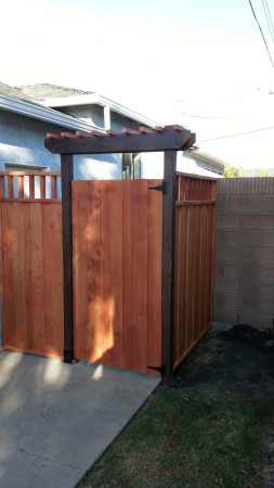 cedar & hem fir stained asian style